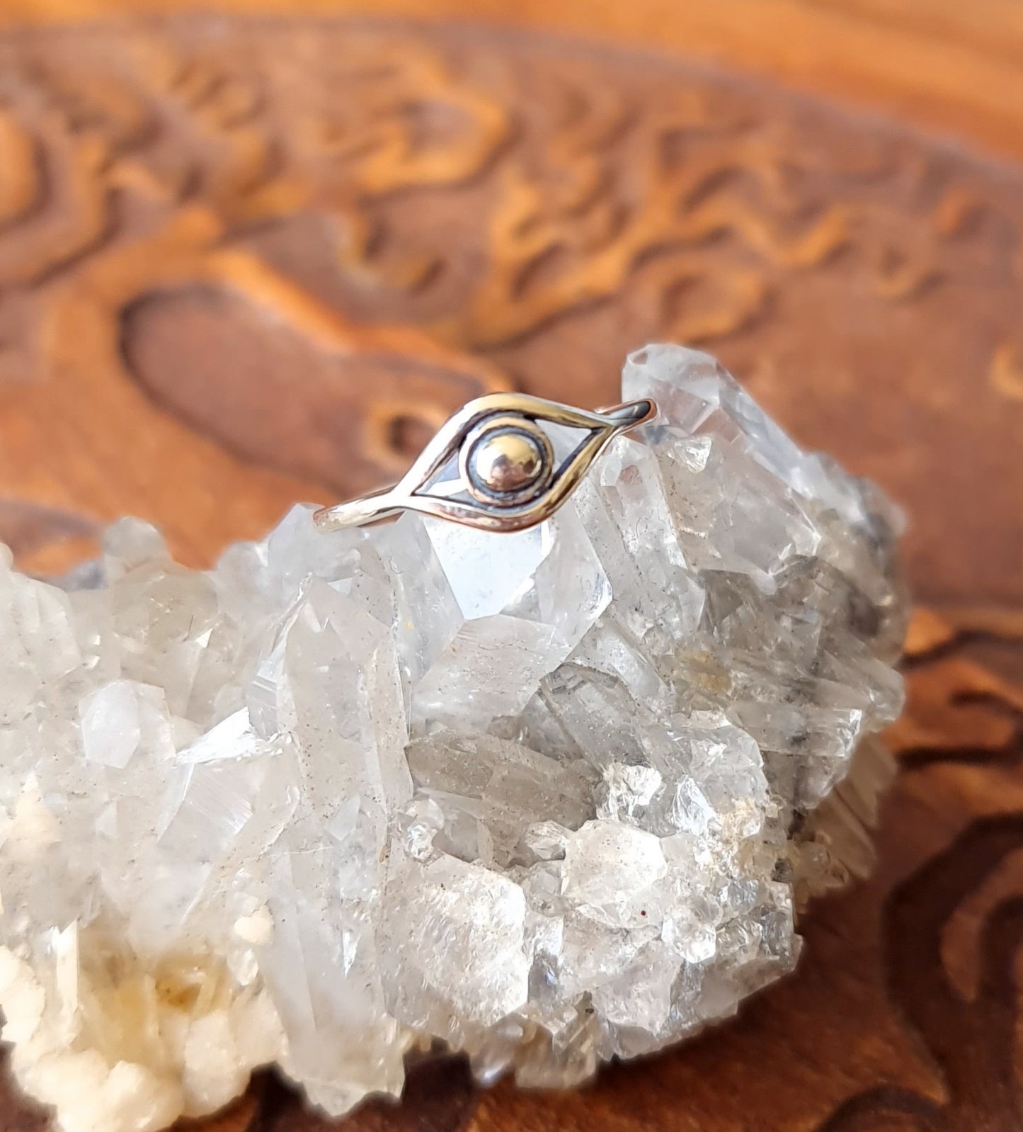 Nazar Eye Sterling Silver Ring