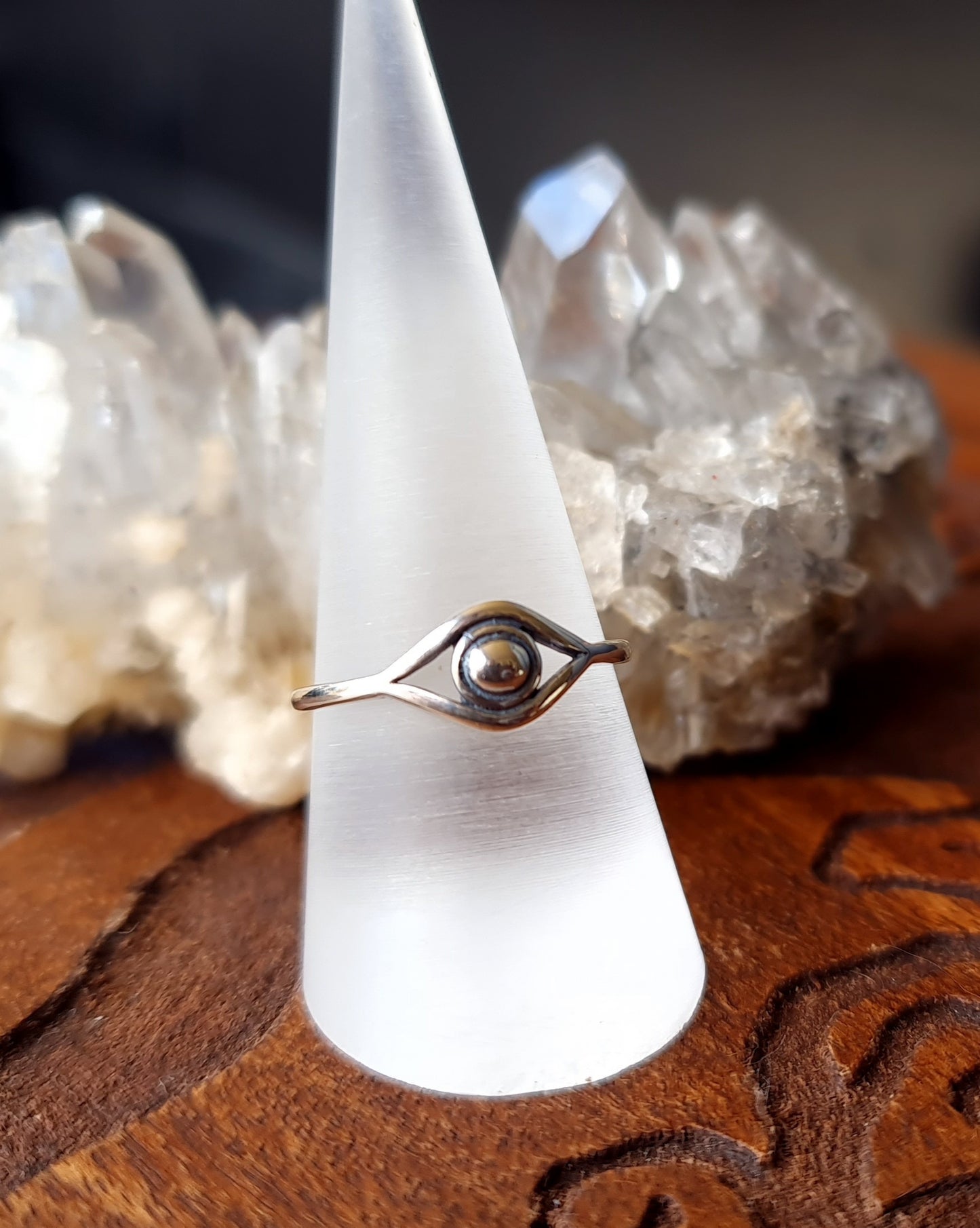 Nazar Eye Sterling Silver Ring