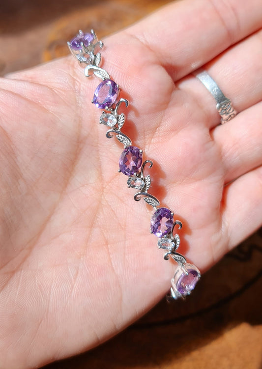 Whimsical Fae Sterling Silver Bracelet