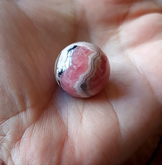 Rhodochrosite Sphere