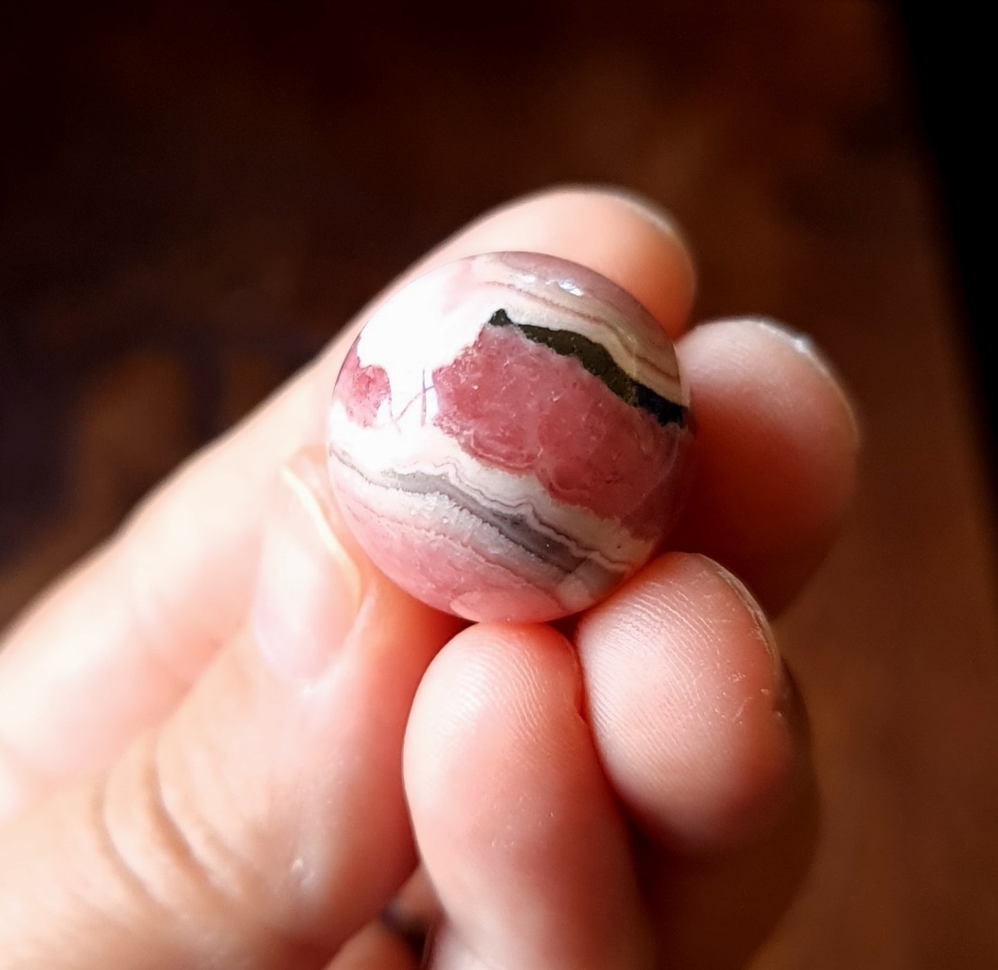 Rhodochrosite Sphere