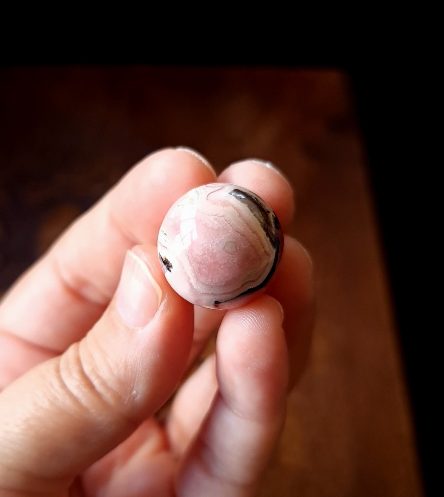 Rhodochrosite Sphere