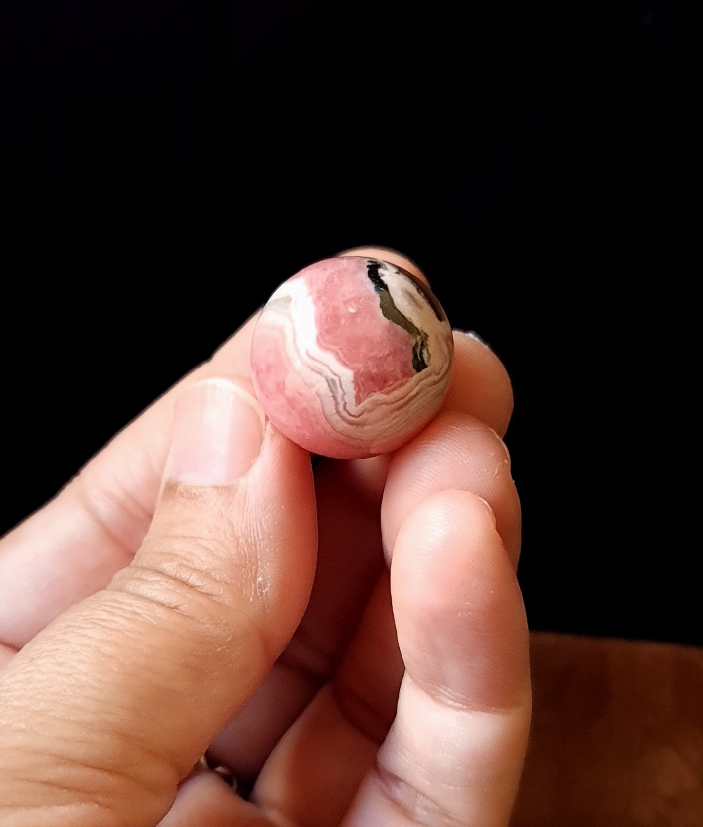 Rhodochrosite Sphere