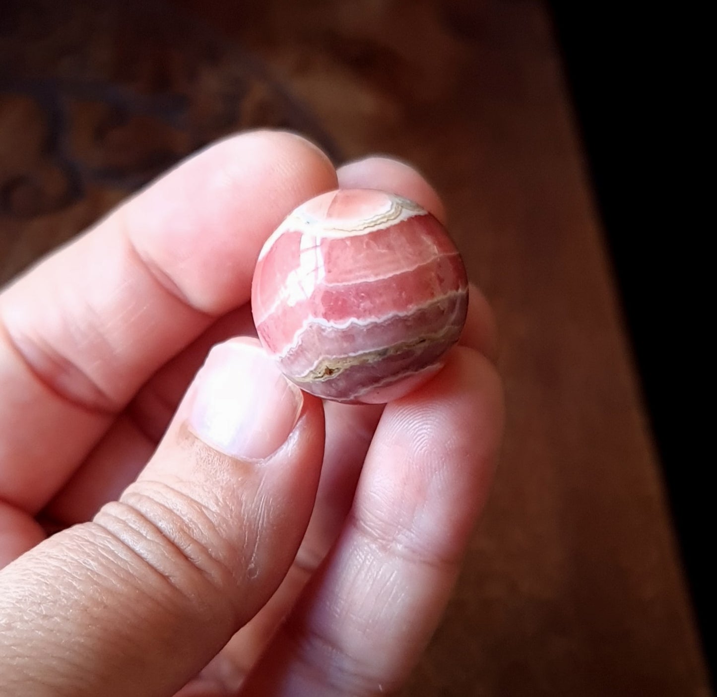 Rhodochrosite Sphere