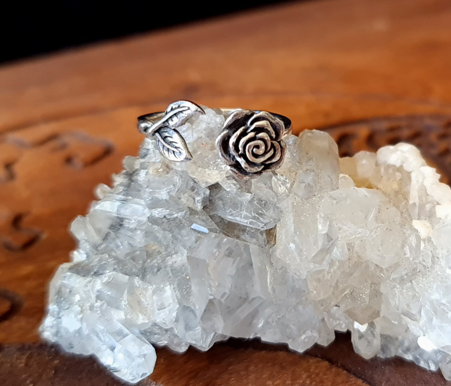 Sterling Silver Rose Ring