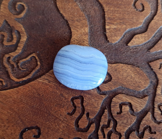 Blue Lace Agate Flatstone