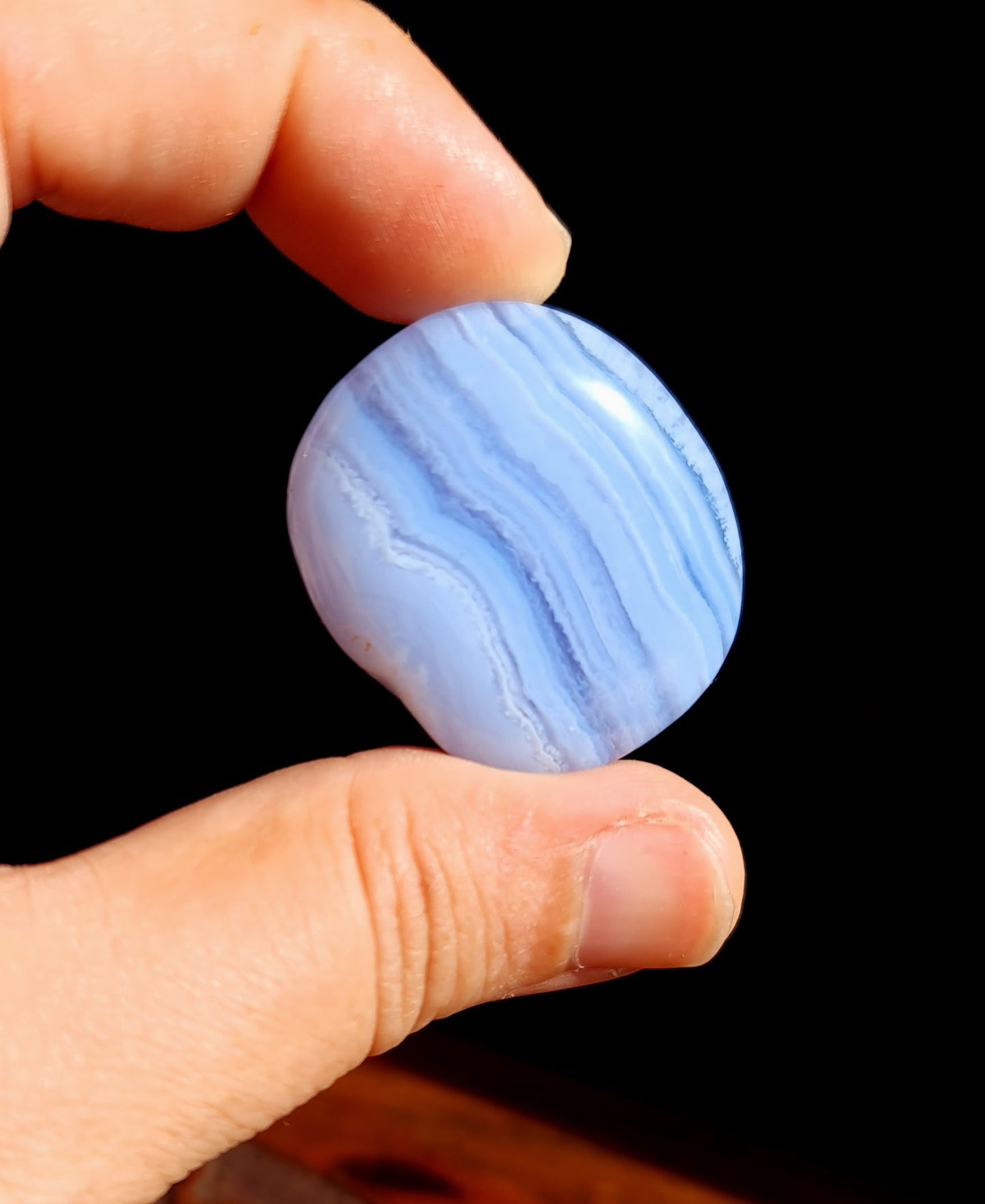 Blue Lace Agate Flatstone