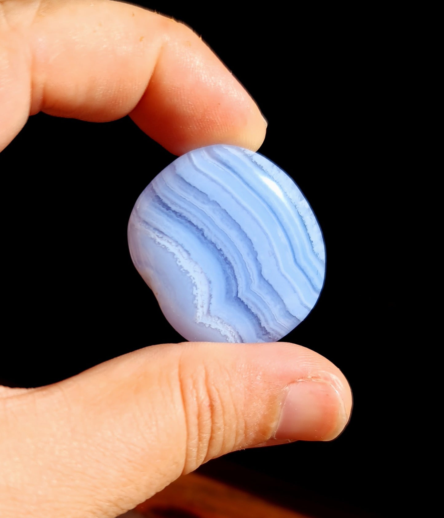 Blue Lace Agate Flatstone