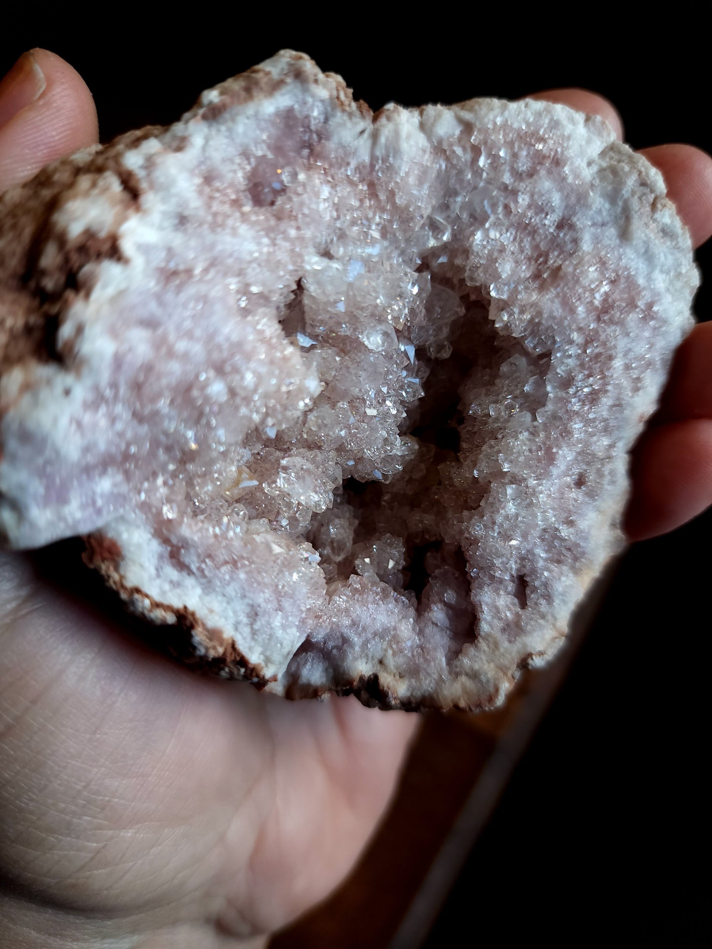 Pink Amethyst Geode