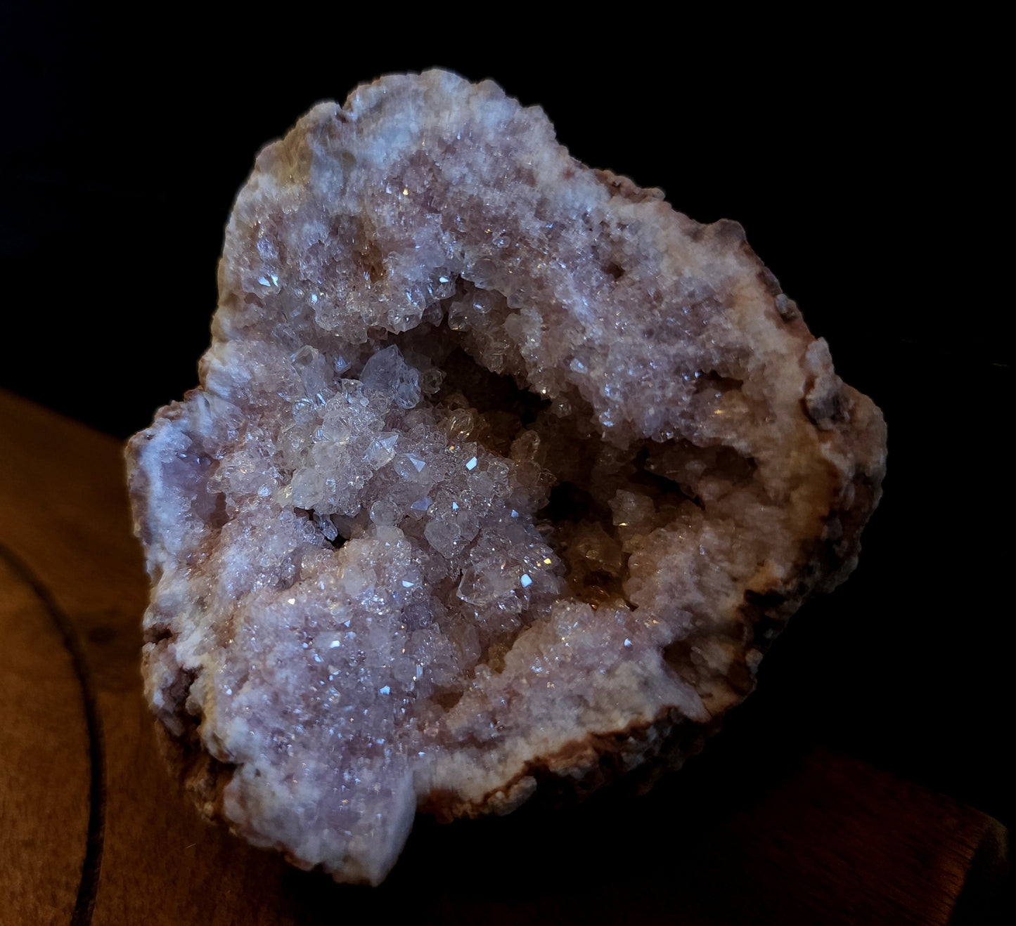 Pink Amethyst Geode