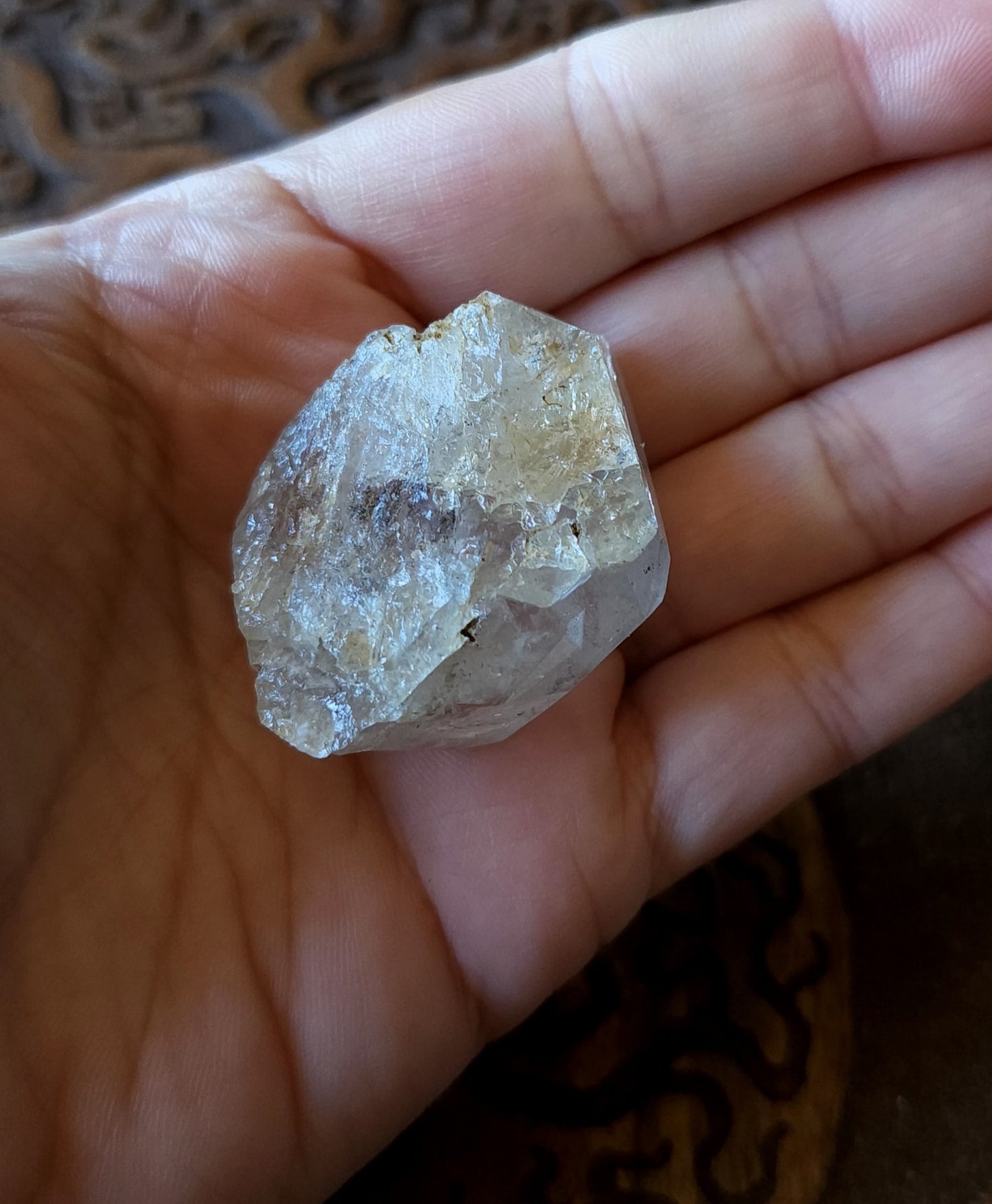Clear Quartz Enhydro