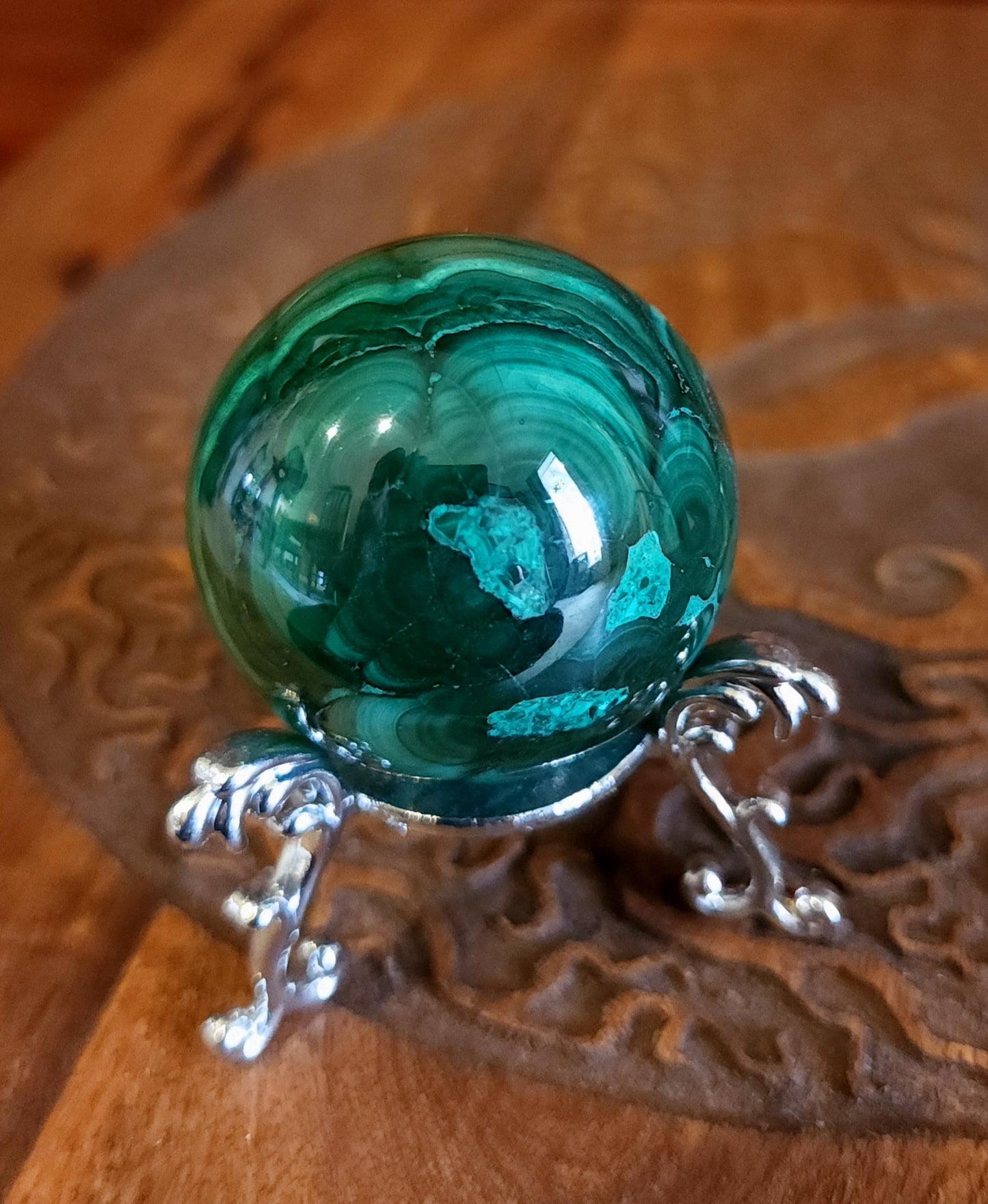 Malachite Sphere