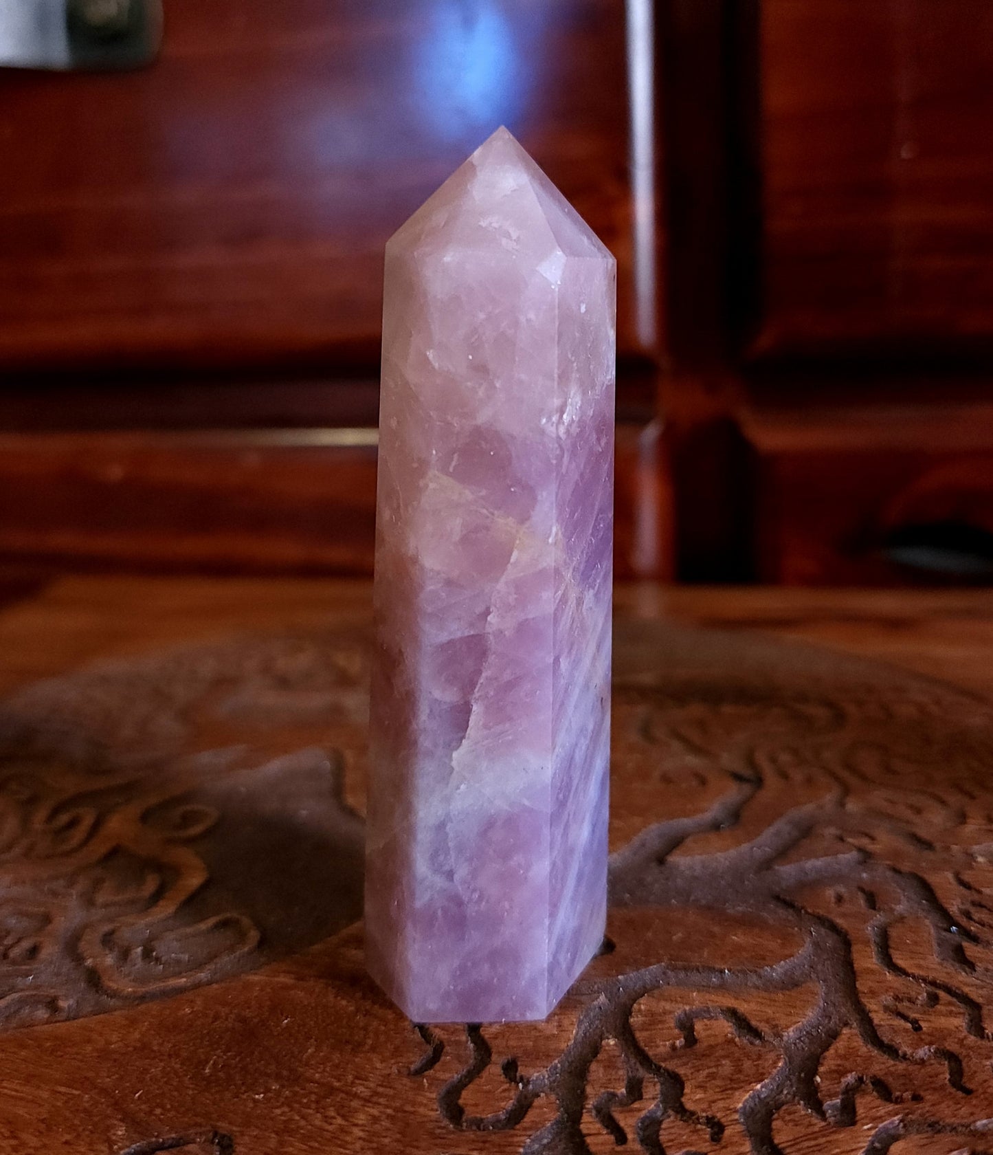 Madagascar Rose Quartz Point