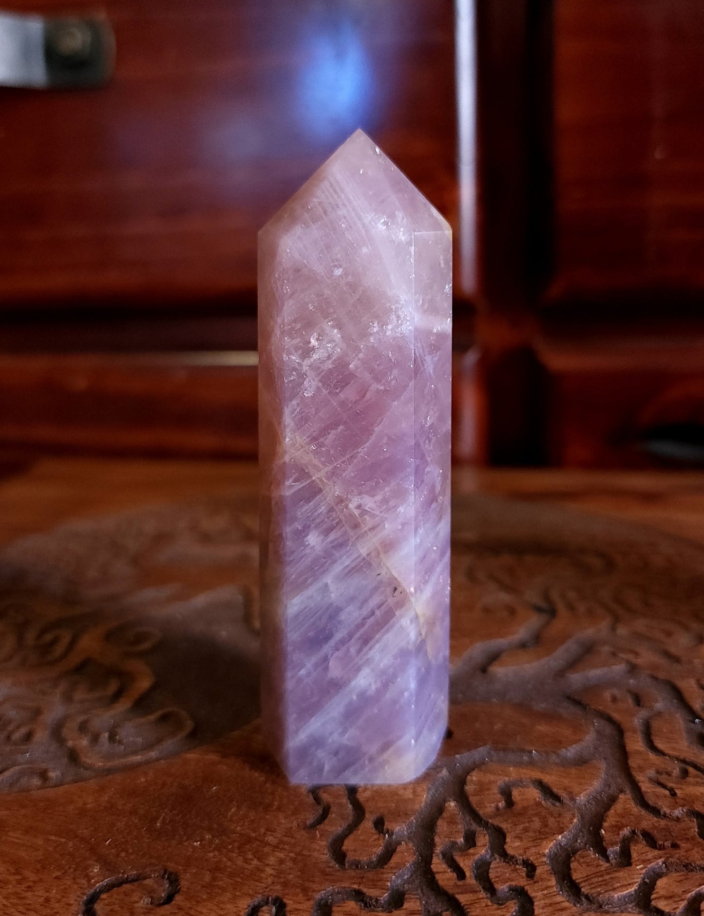Madagascar Rose Quartz Point