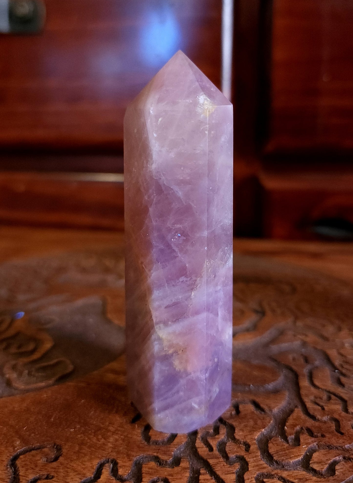 Madagascar Rose Quartz Point