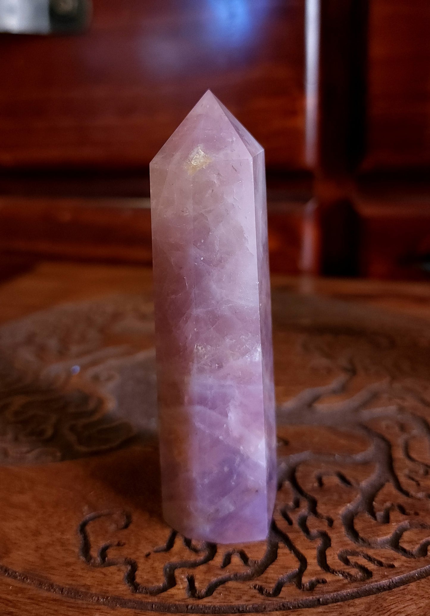 Madagascar Rose Quartz Point