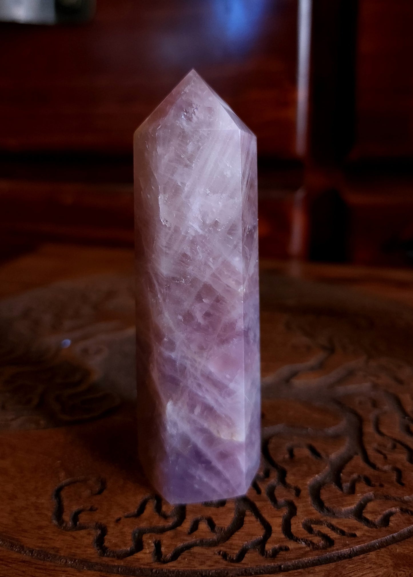 Madagascar Rose Quartz Point