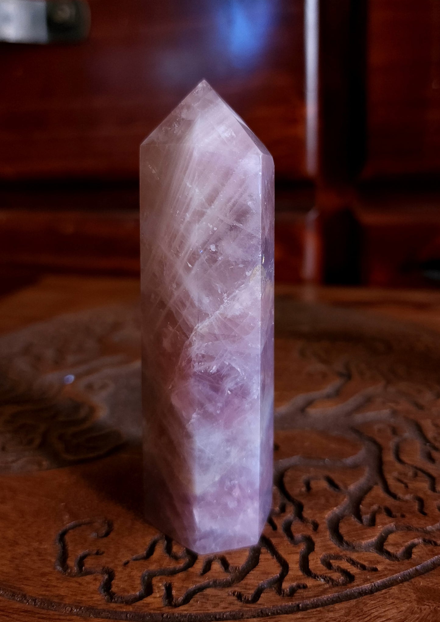 Madagascar Rose Quartz Point
