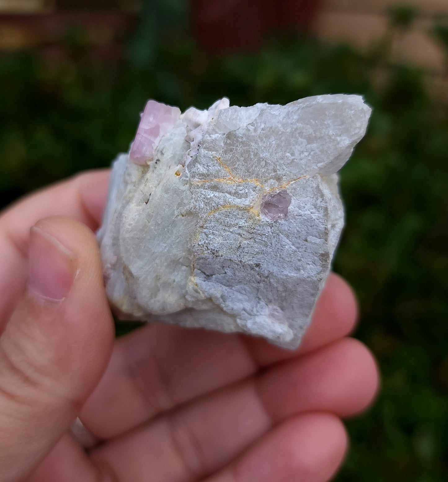 Pink Tourmaline in Matrix
