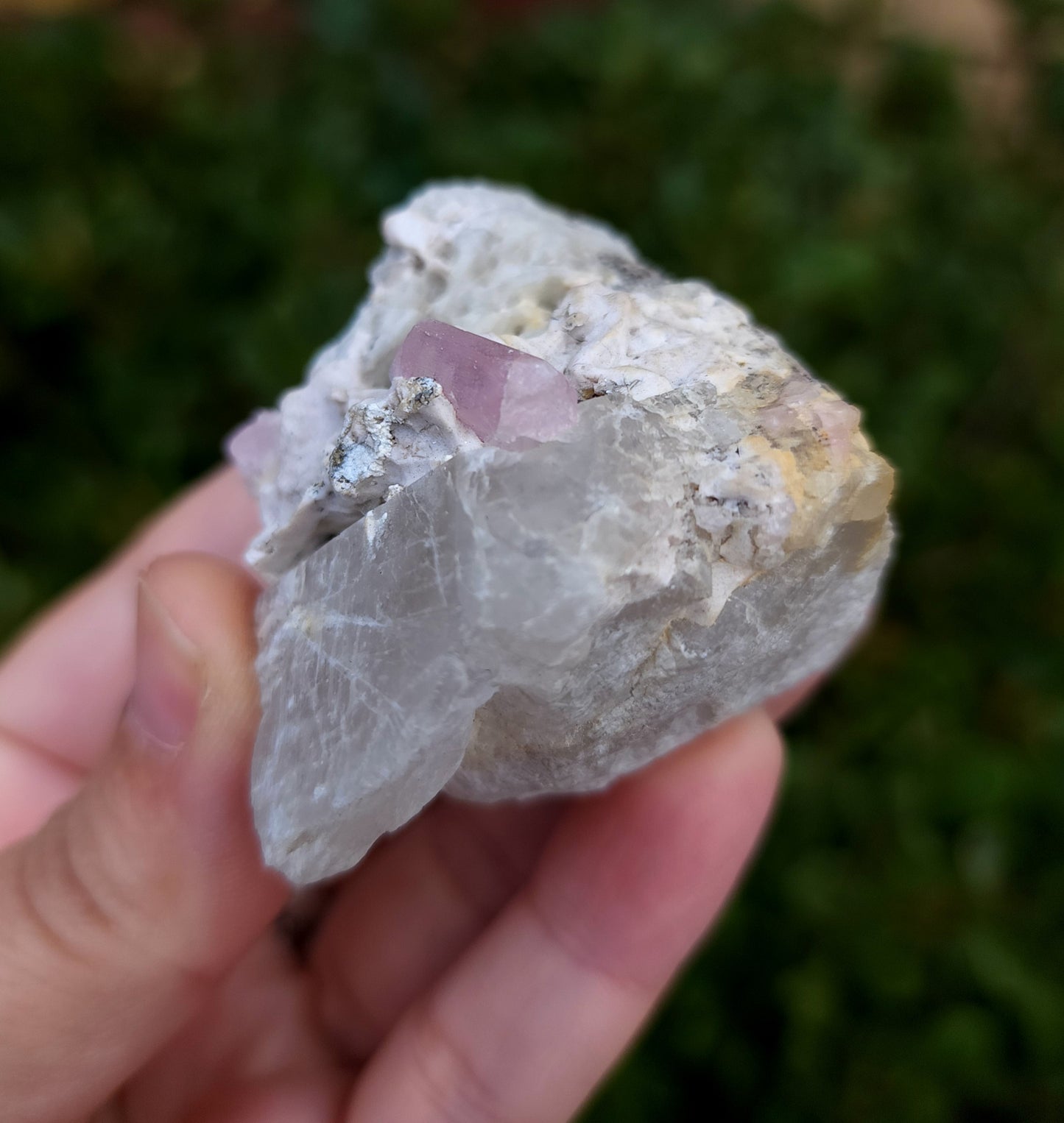 Pink Tourmaline in Matrix