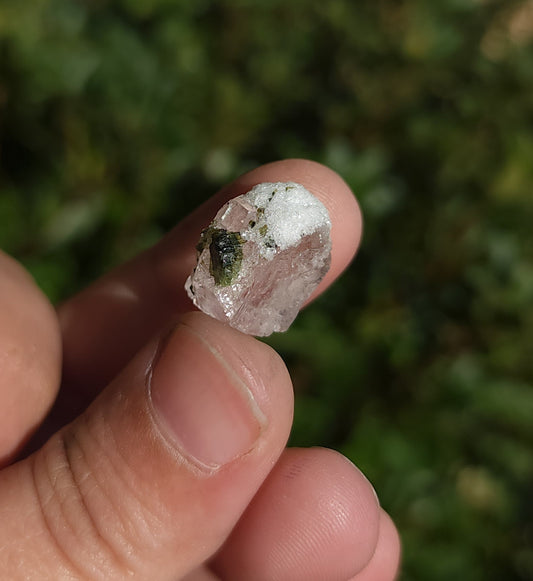 Morganite, Quartz & Epidote Specimen