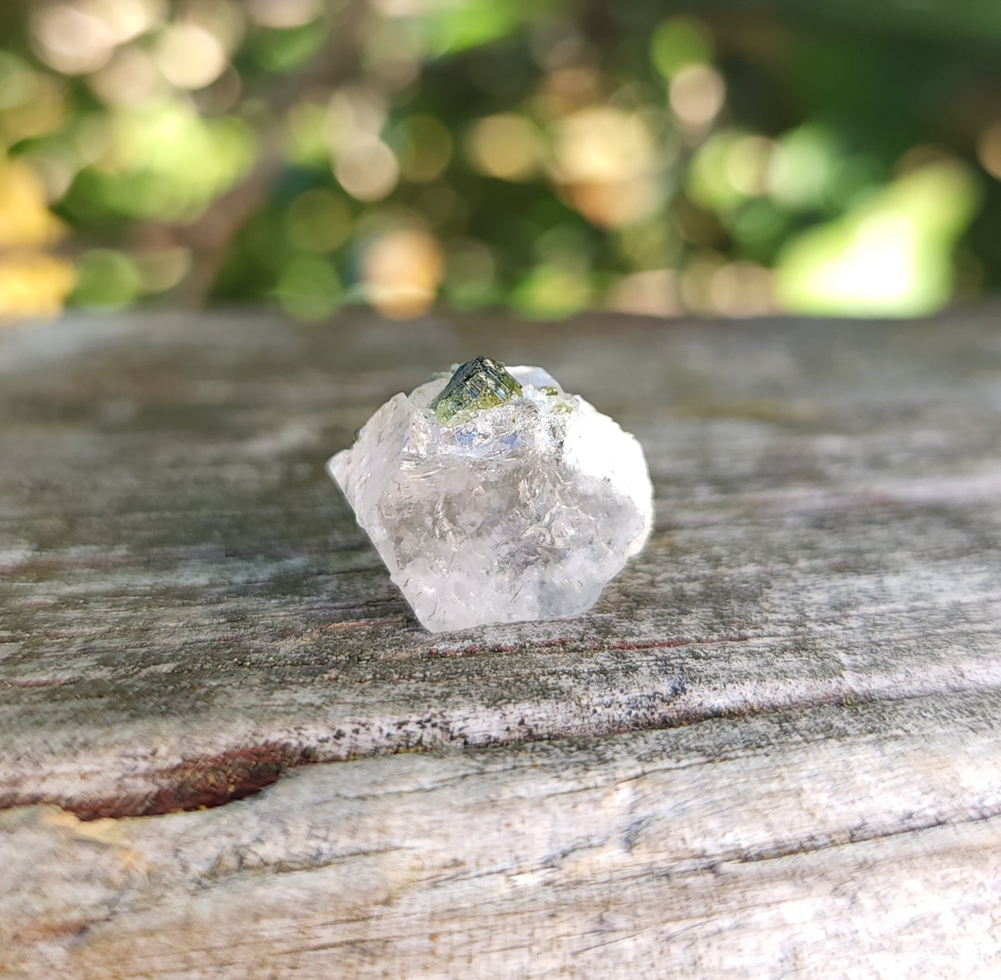 Morganite, Quartz & Epidote Specimen
