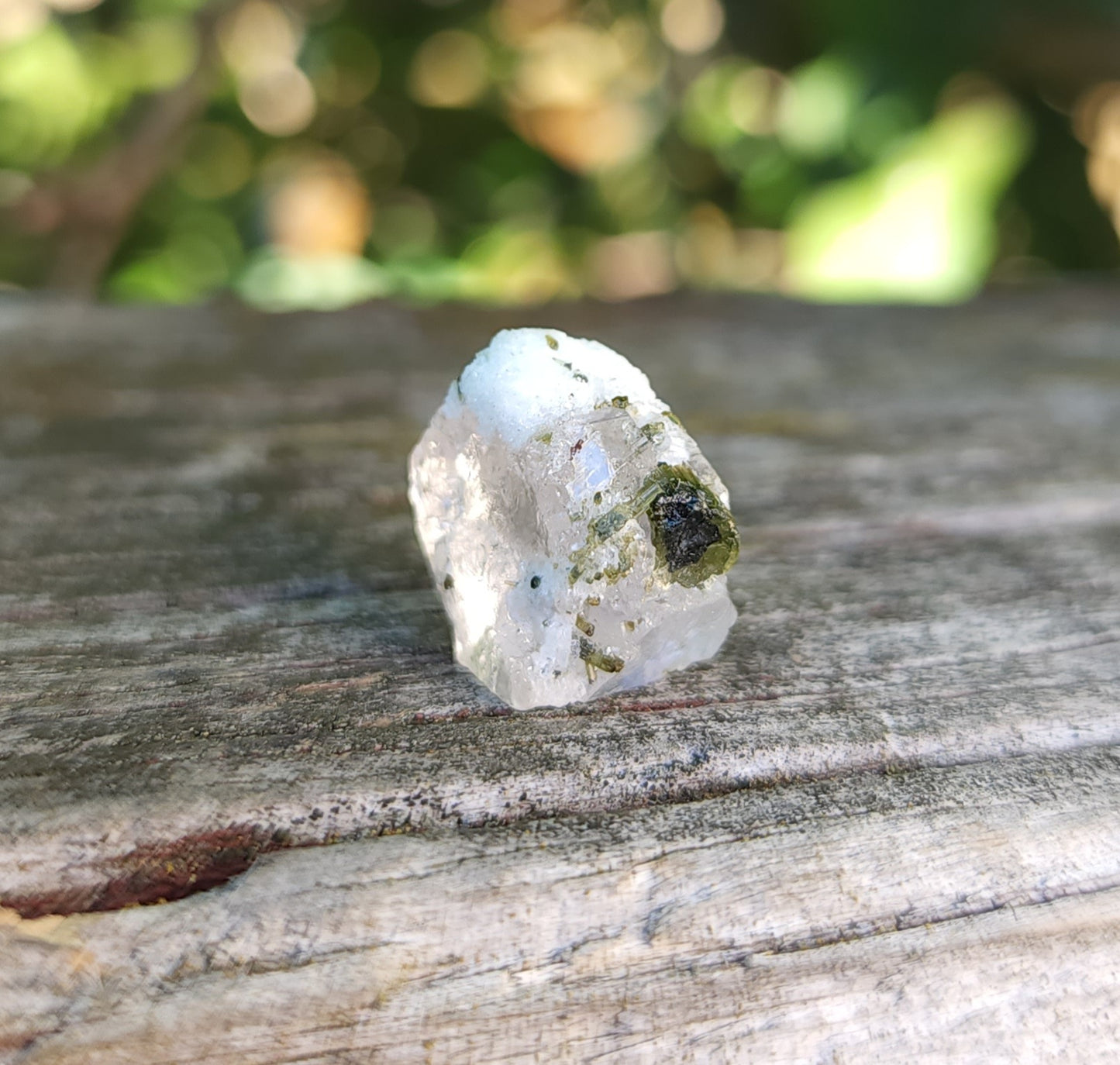 Morganite, Quartz & Epidote Specimen