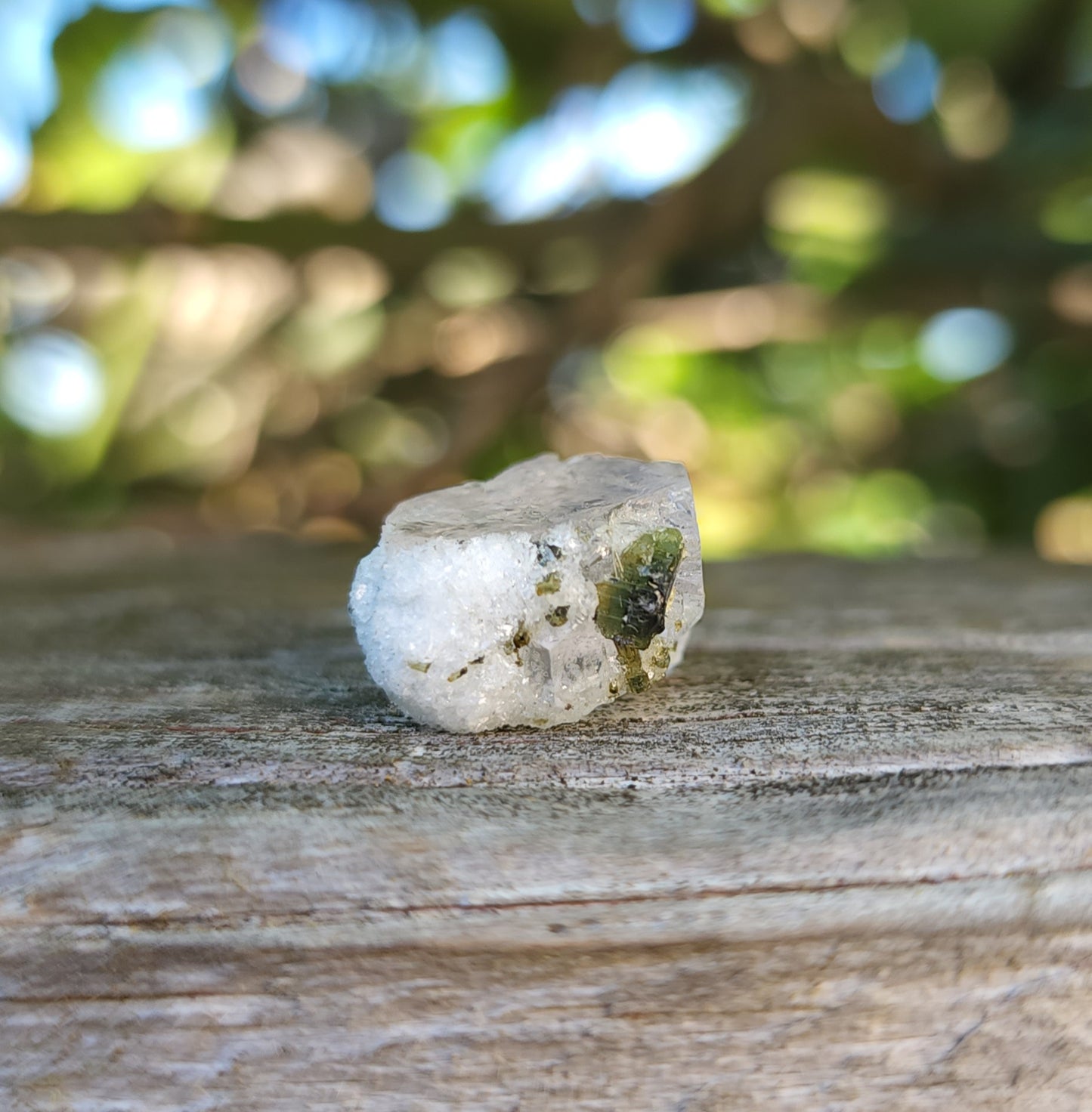 Morganite, Quartz & Epidote Specimen