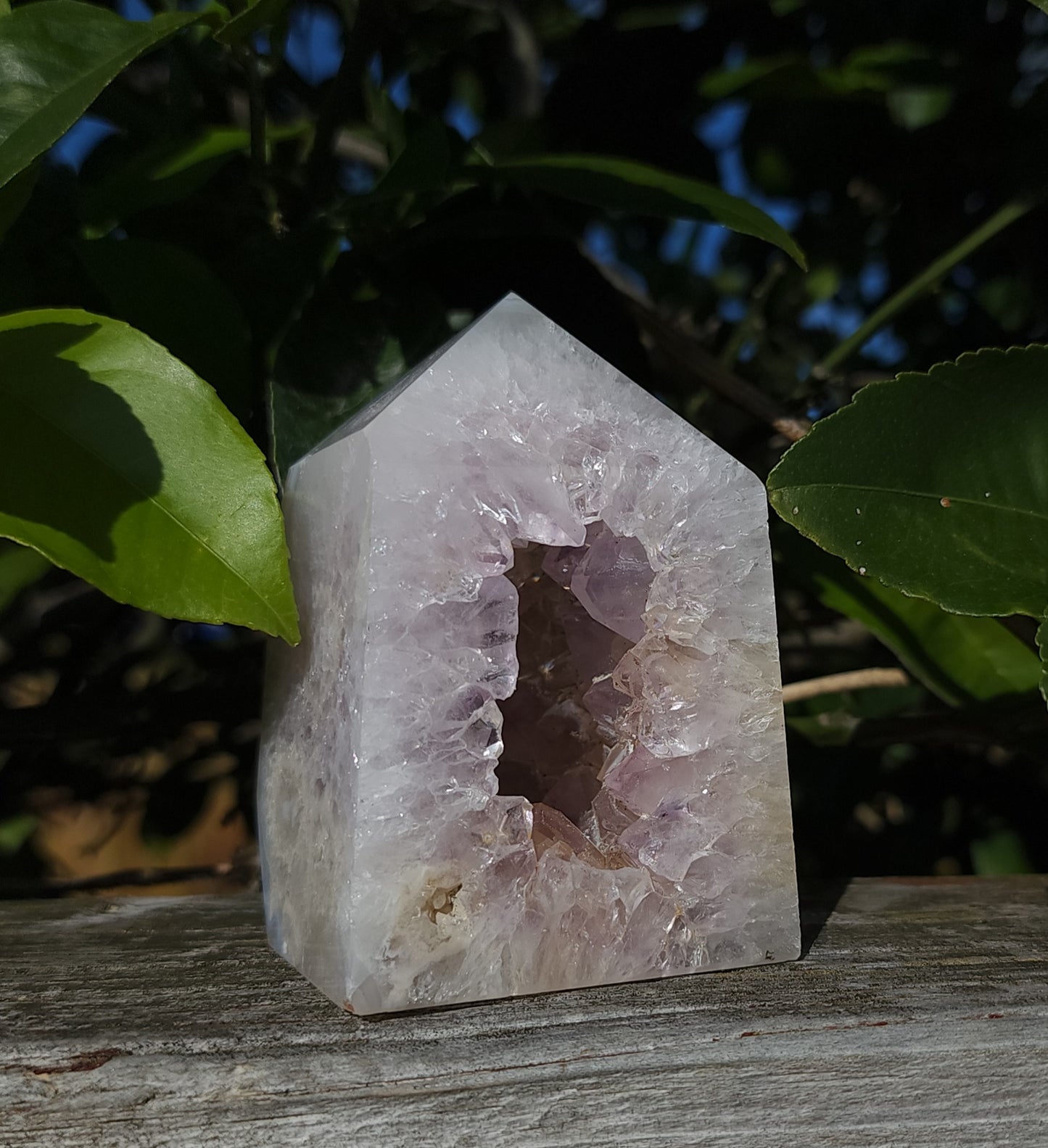 Agate & Amethyst Druzy Tower