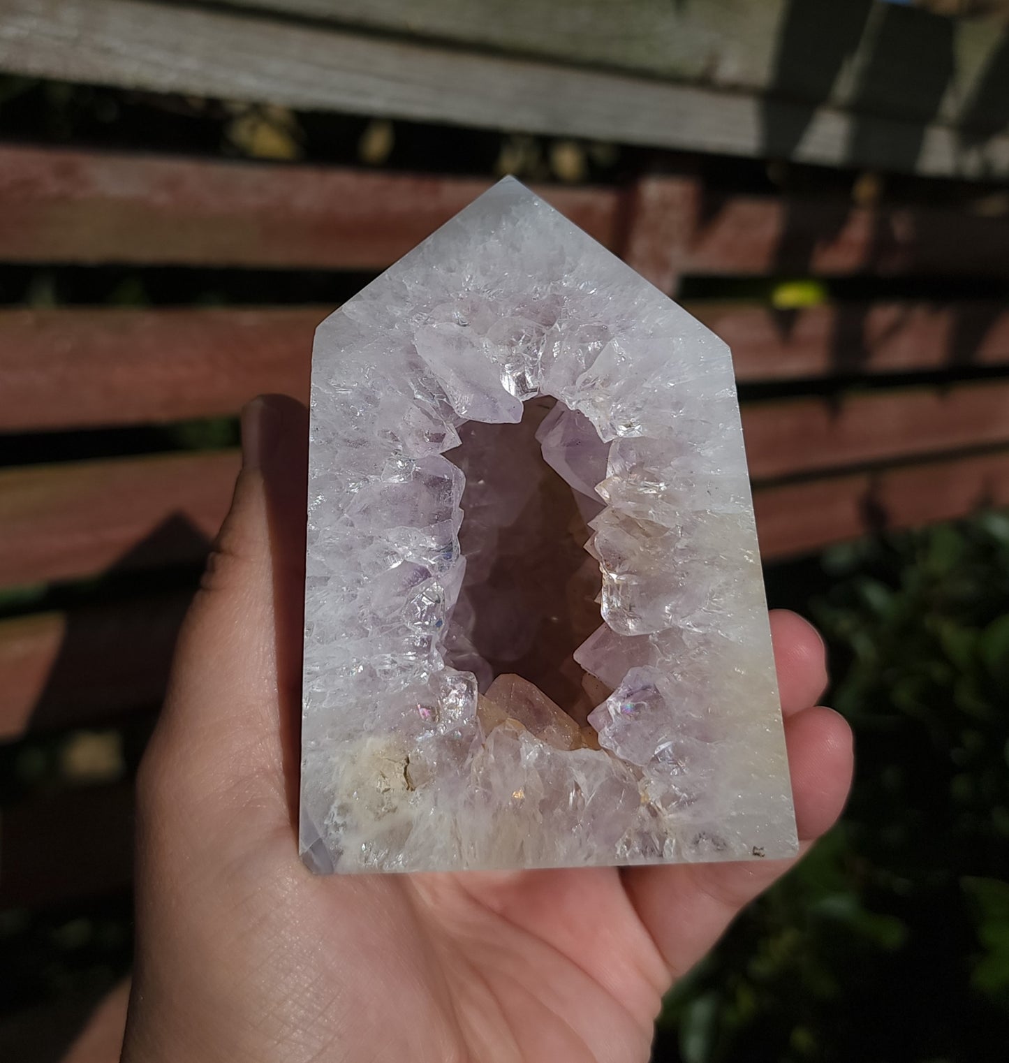 Agate & Amethyst Druzy Tower