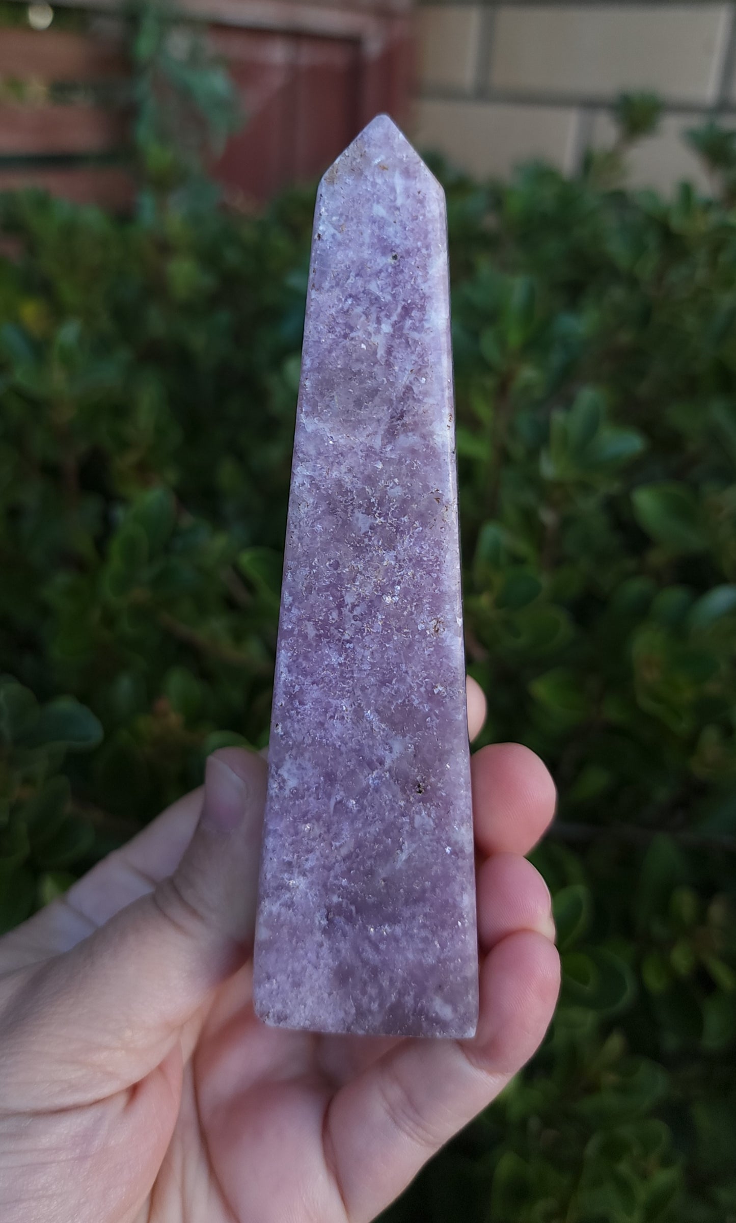Lepidolite Obelisk