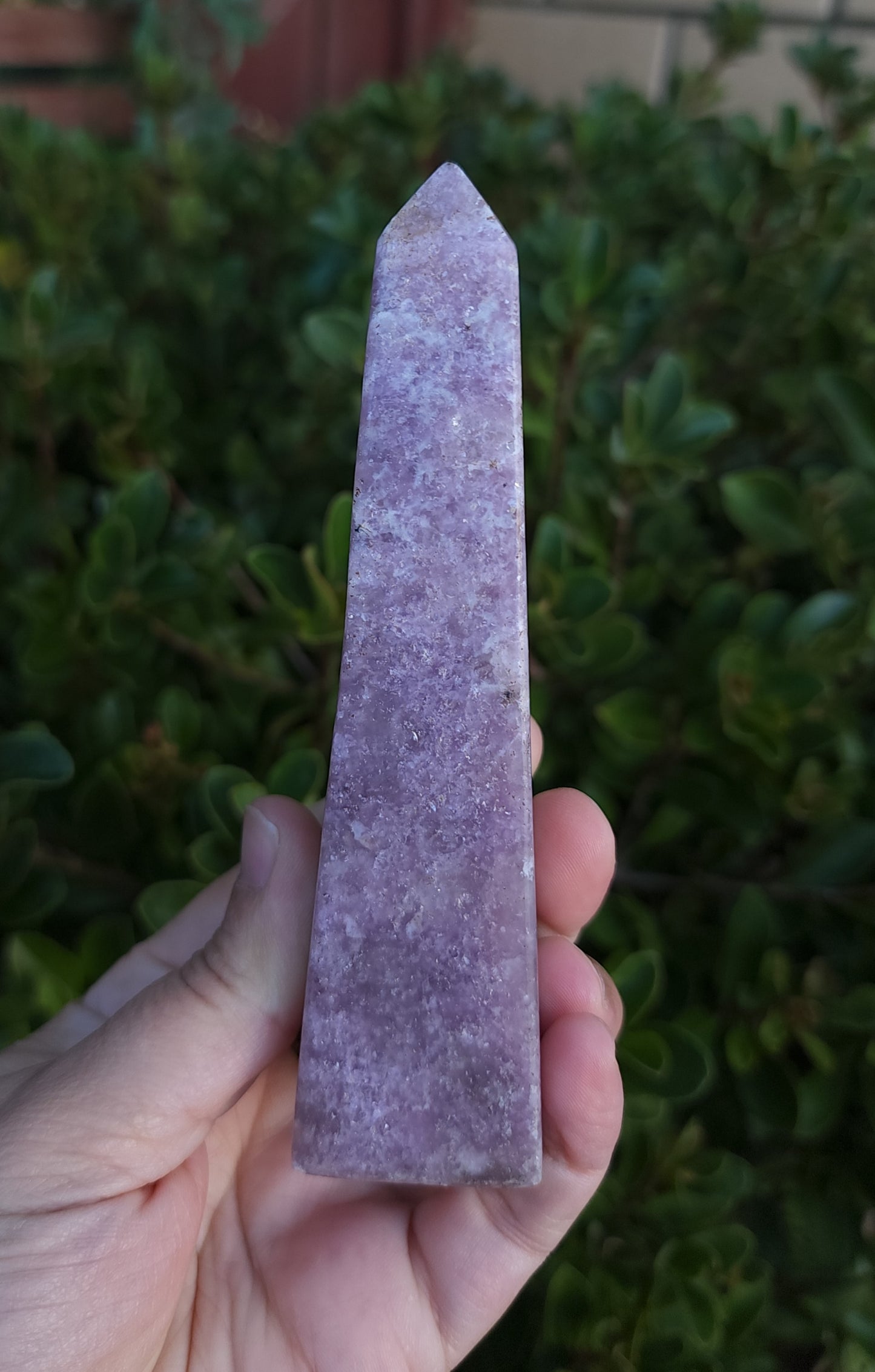 Lepidolite Obelisk