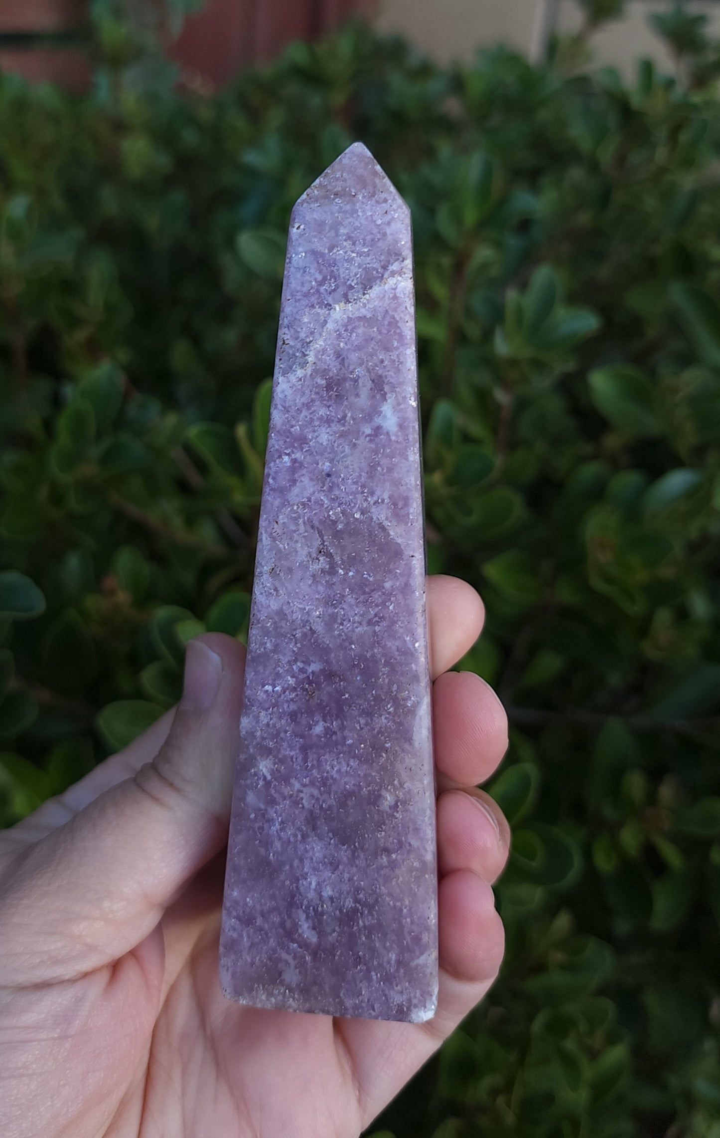 Lepidolite Obelisk