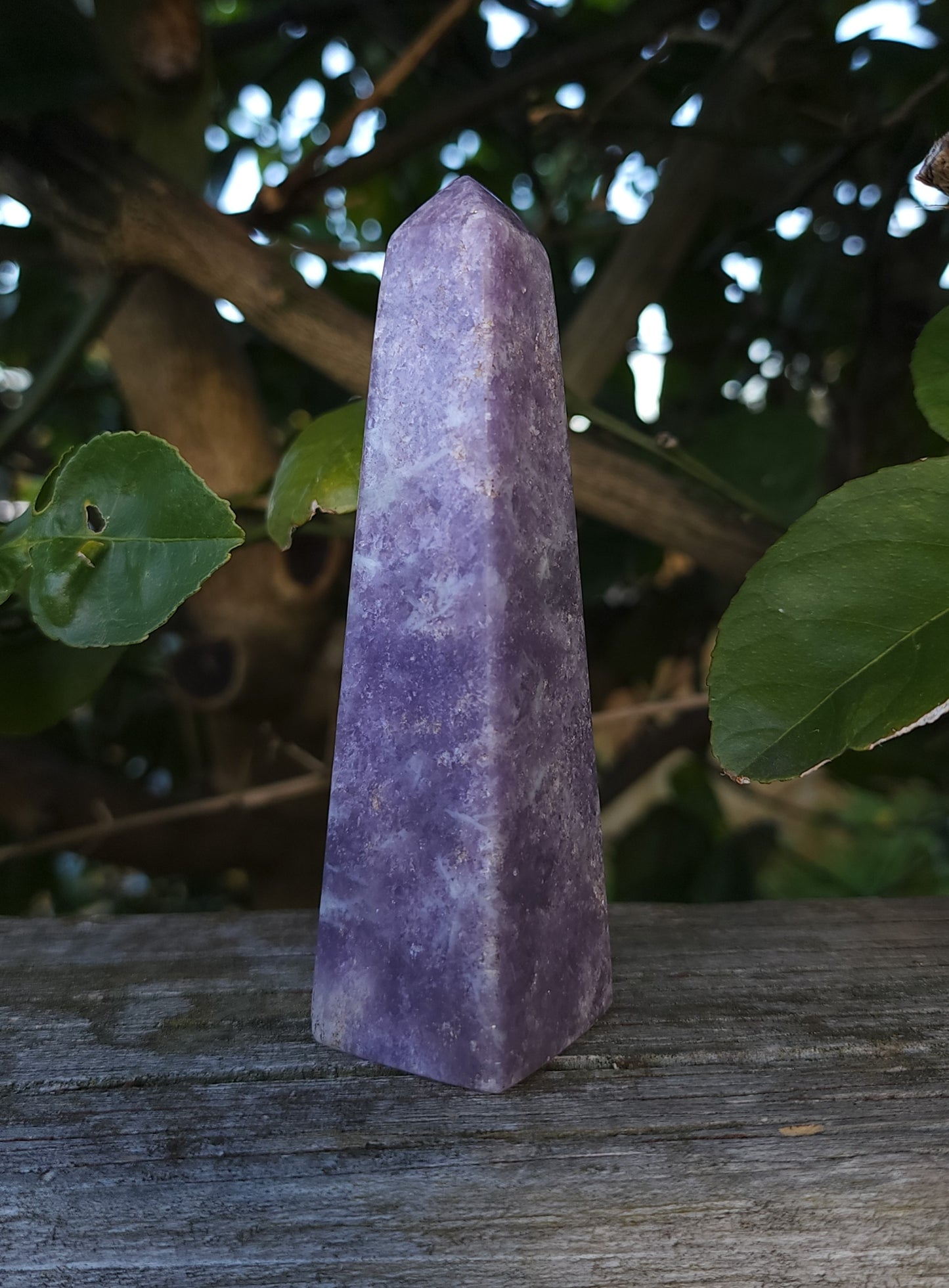 Lepidolite Obelisk