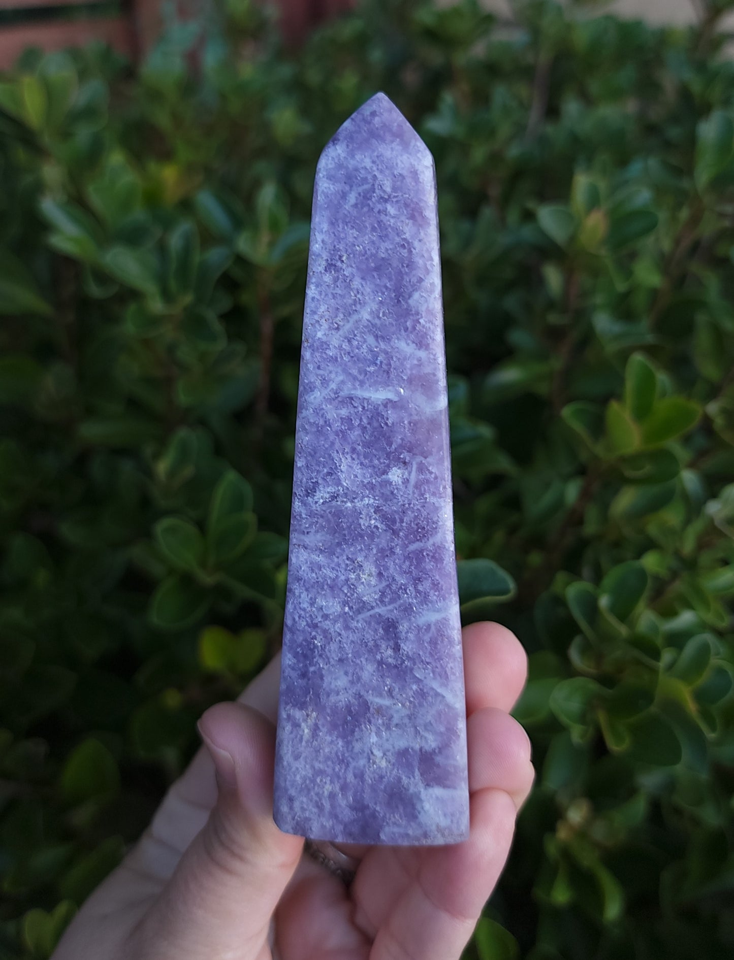 Lepidolite Obelisk