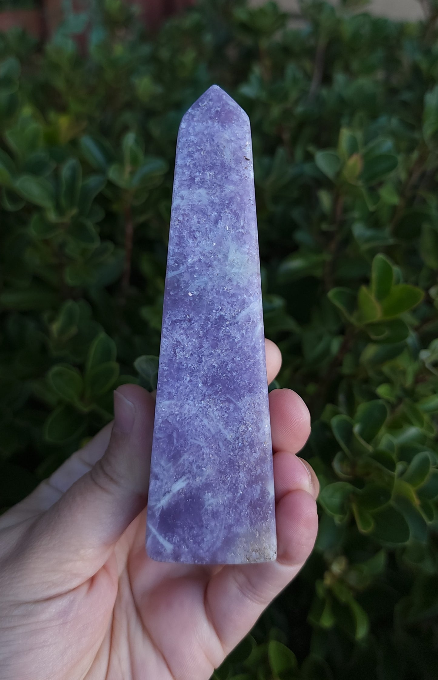 Lepidolite Obelisk