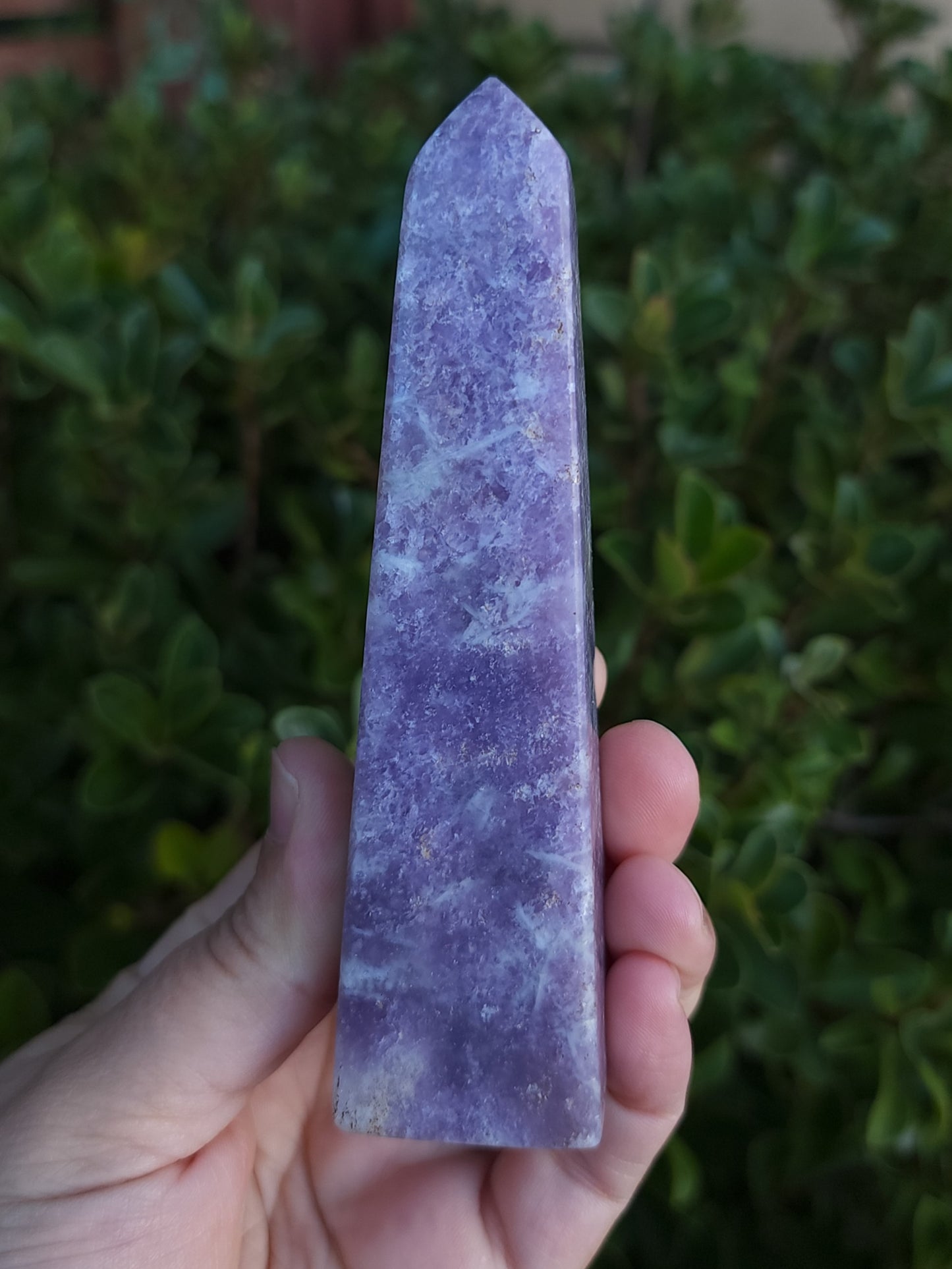 Lepidolite Obelisk