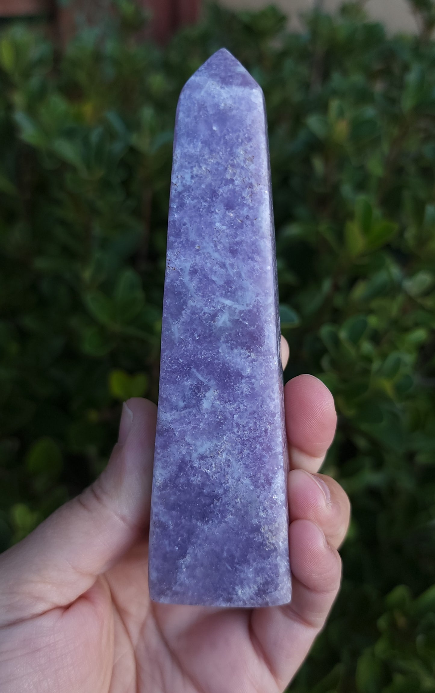 Lepidolite Obelisk