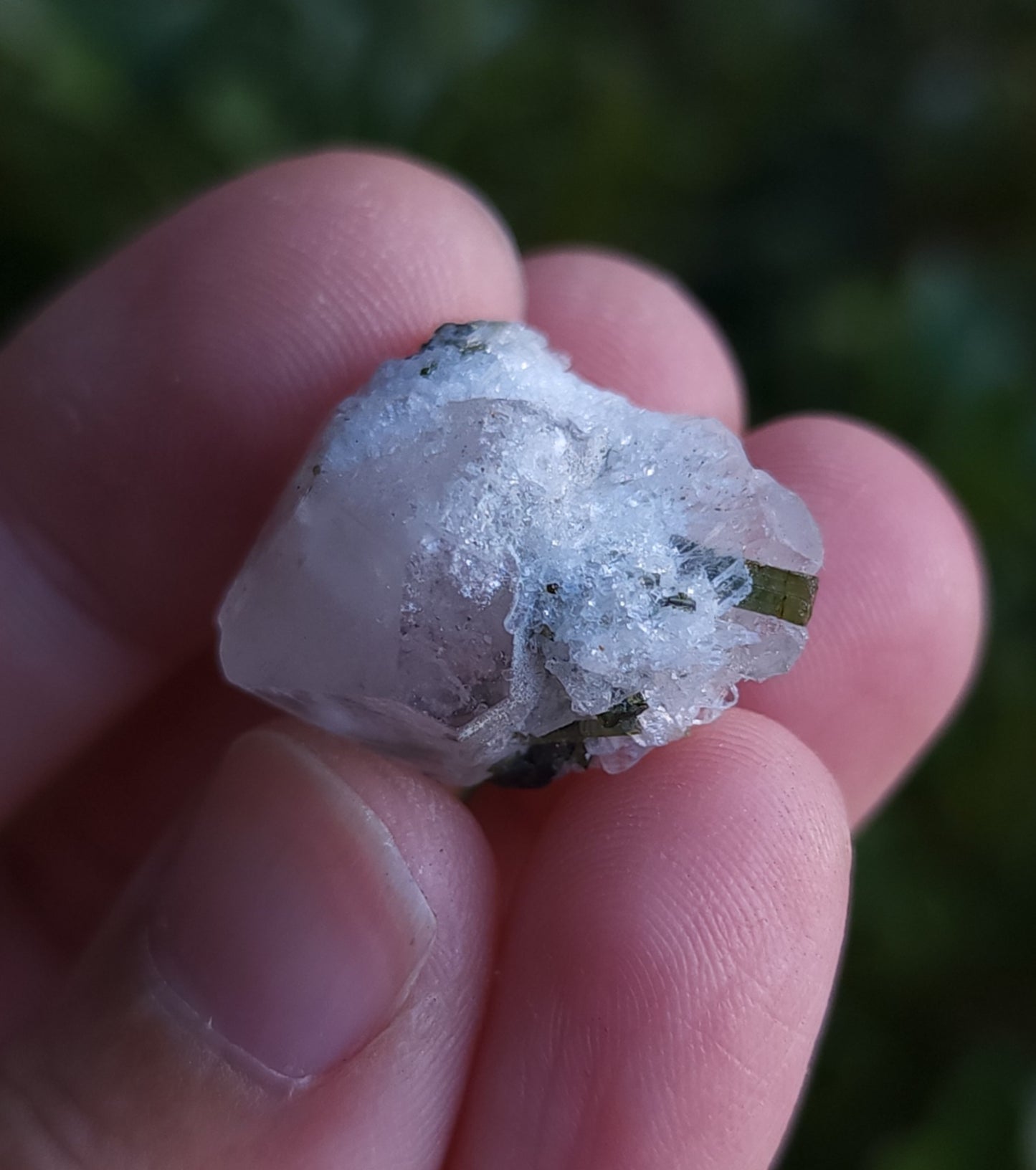 Morganite & Epidote Specimen