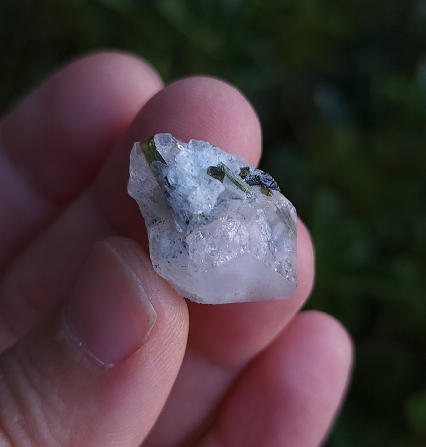 Morganite & Epidote Specimen
