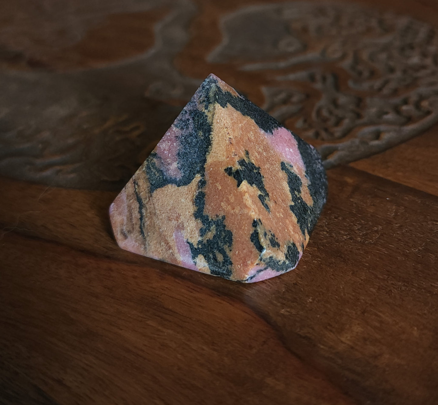 Rhodonite Pyramid