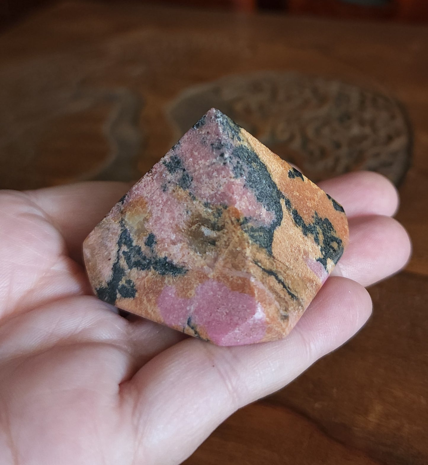 Rhodonite Pyramid