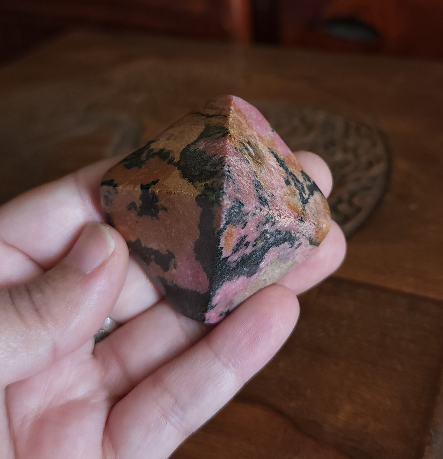 Rhodonite Pyramid