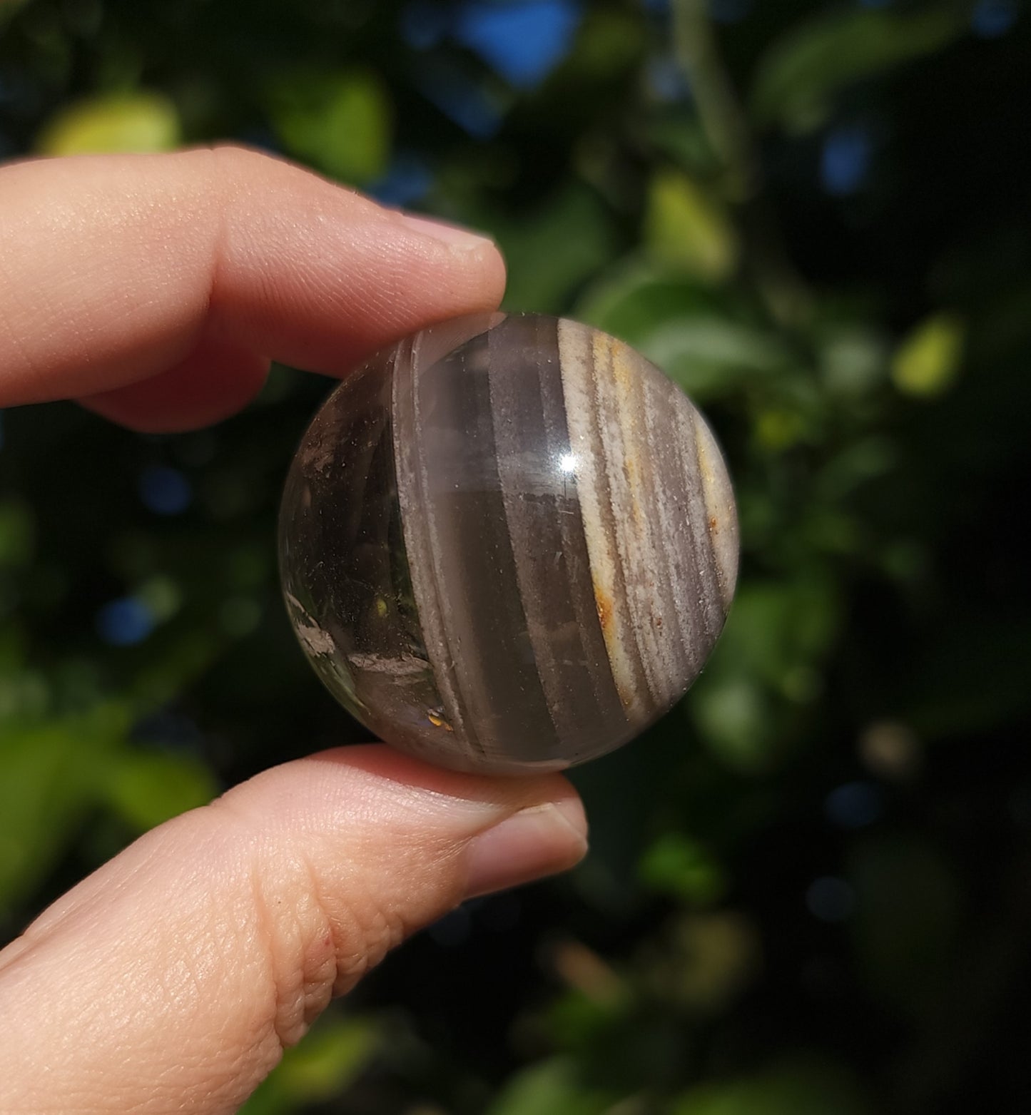 Garden Quartz Sphere with Phantoms