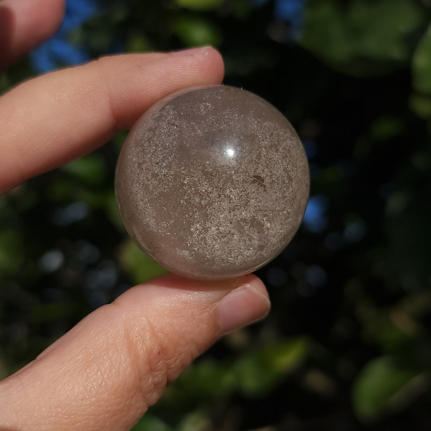 Garden Quartz Sphere with Phantoms