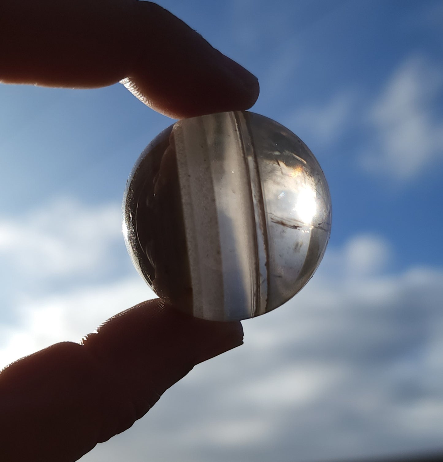 Garden Quartz Sphere with Phantoms