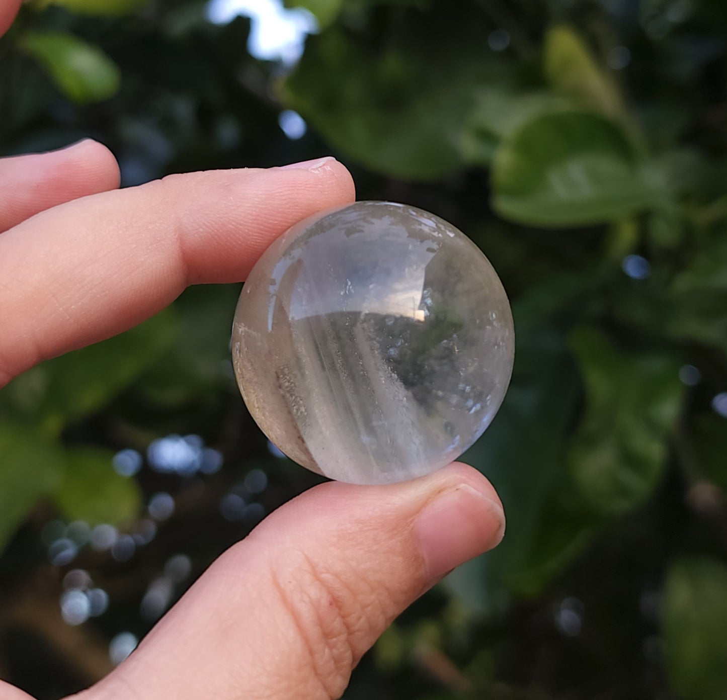 Garden Quartz Sphere with Phantoms