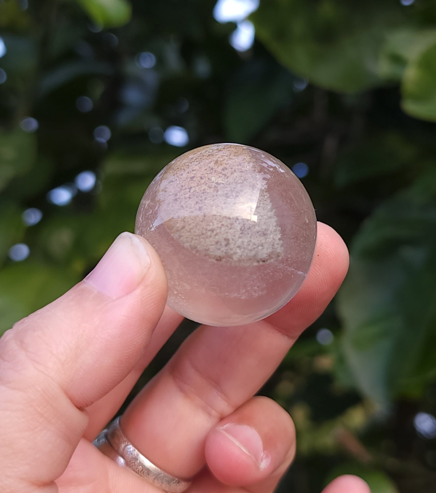 Garden Quartz Sphere with Phantoms