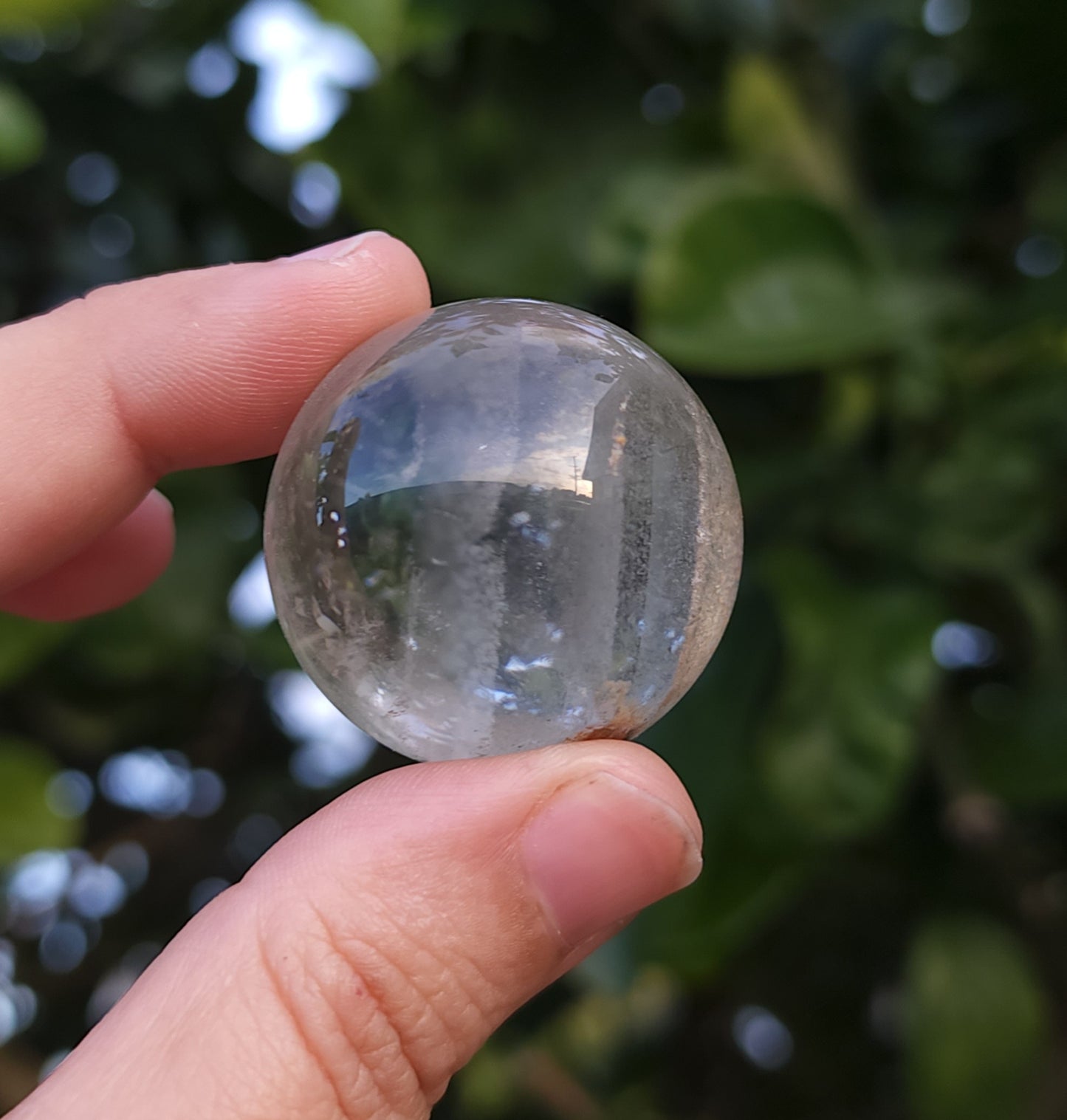 Garden Quartz Sphere with Phantoms