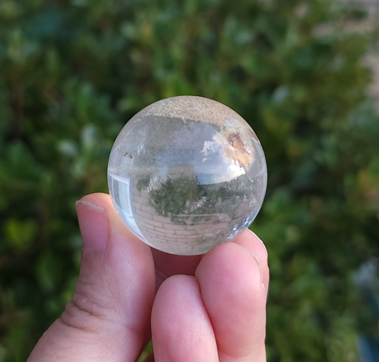 Garden Quartz Sphere with Phantoms
